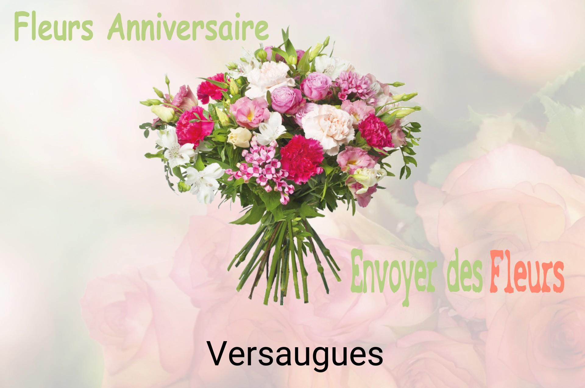 Bouquet de fleurs d’anniversaire livré à Versaugues